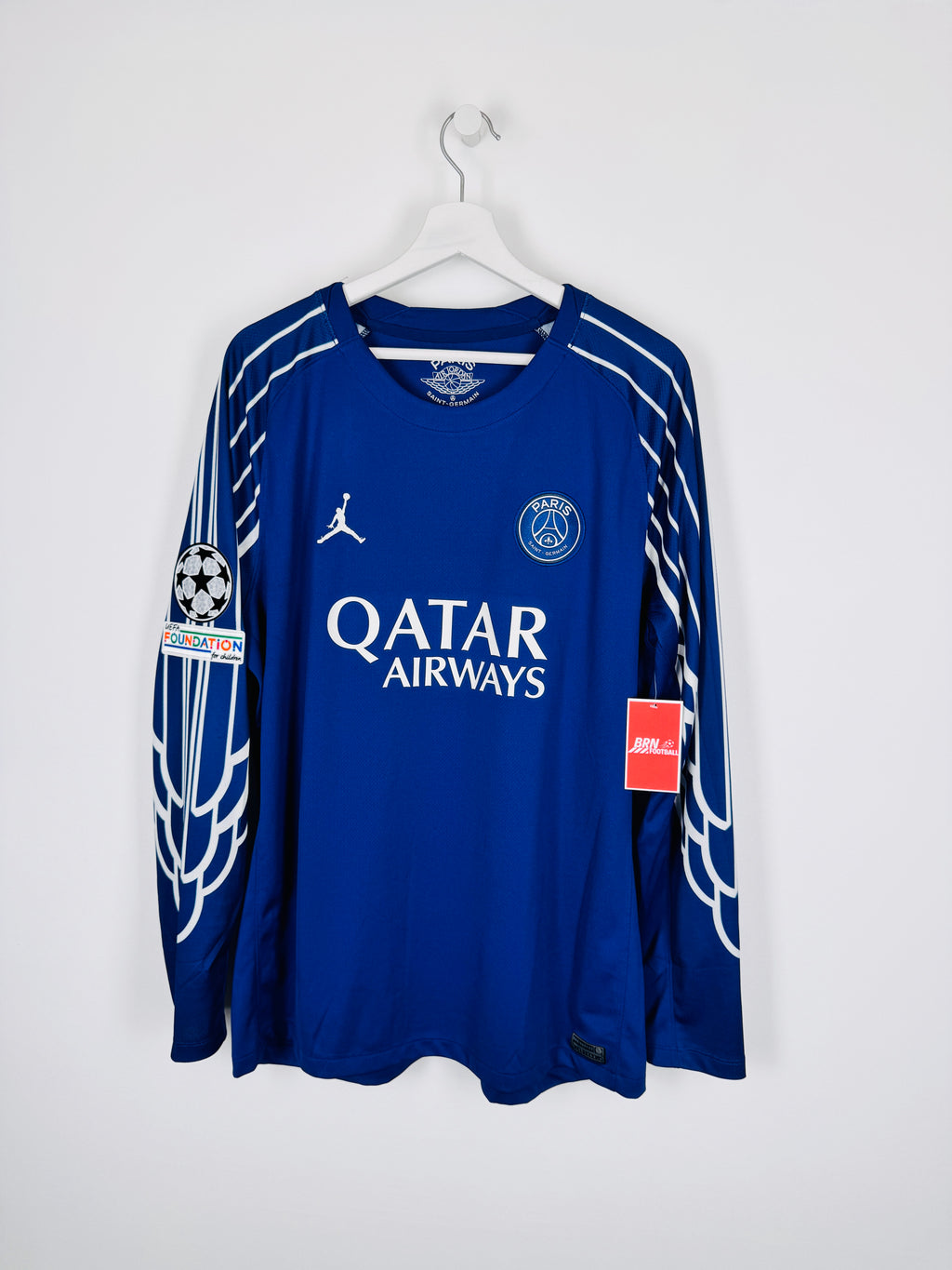 PSG FOOTBALL JERSEY 1997/1998 HOME - NGOTTY #4 (S)