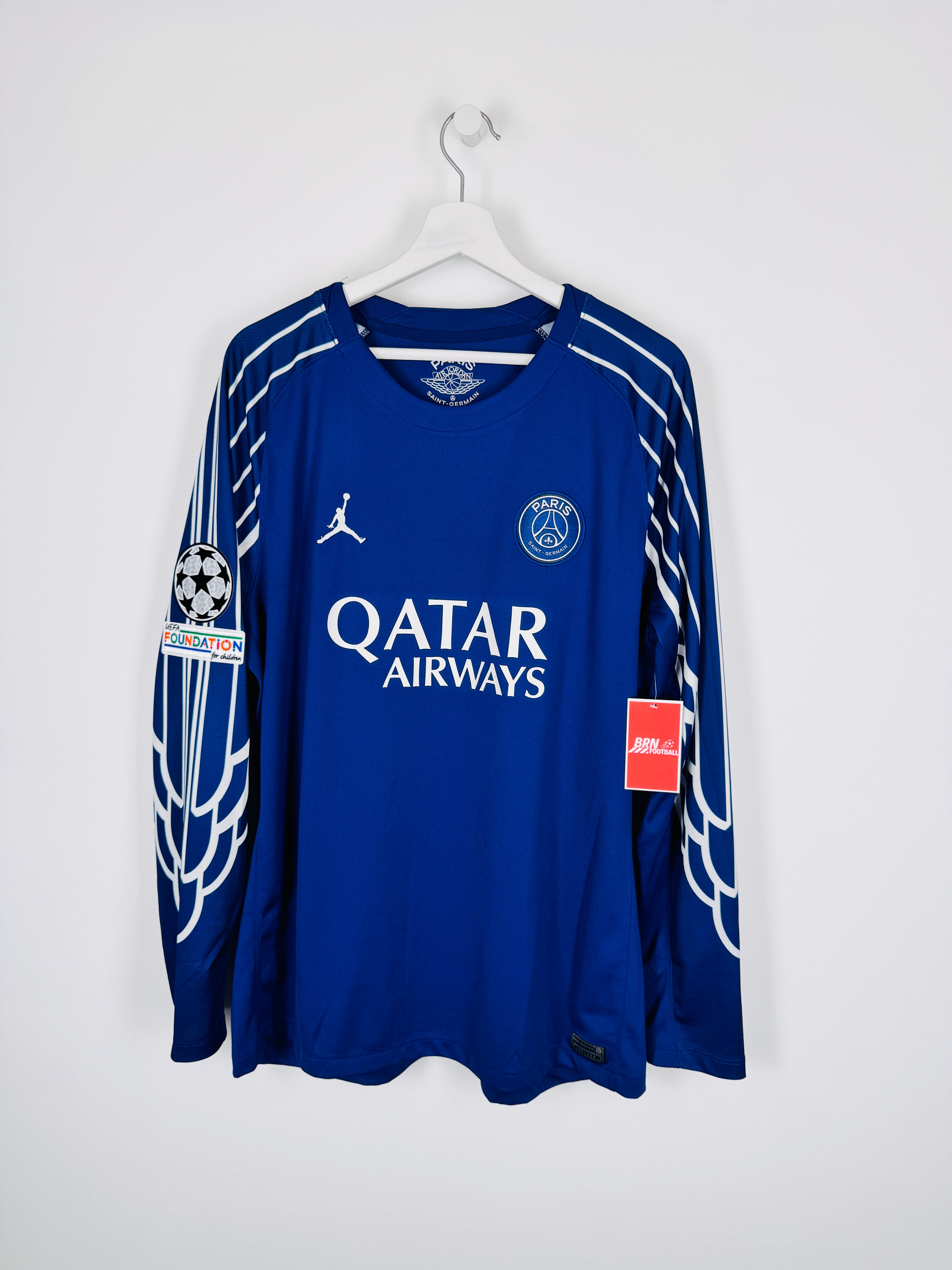 PSG FOOTBALL JERSEY 1997/1998 HOME - NGOTTY #4 (S)