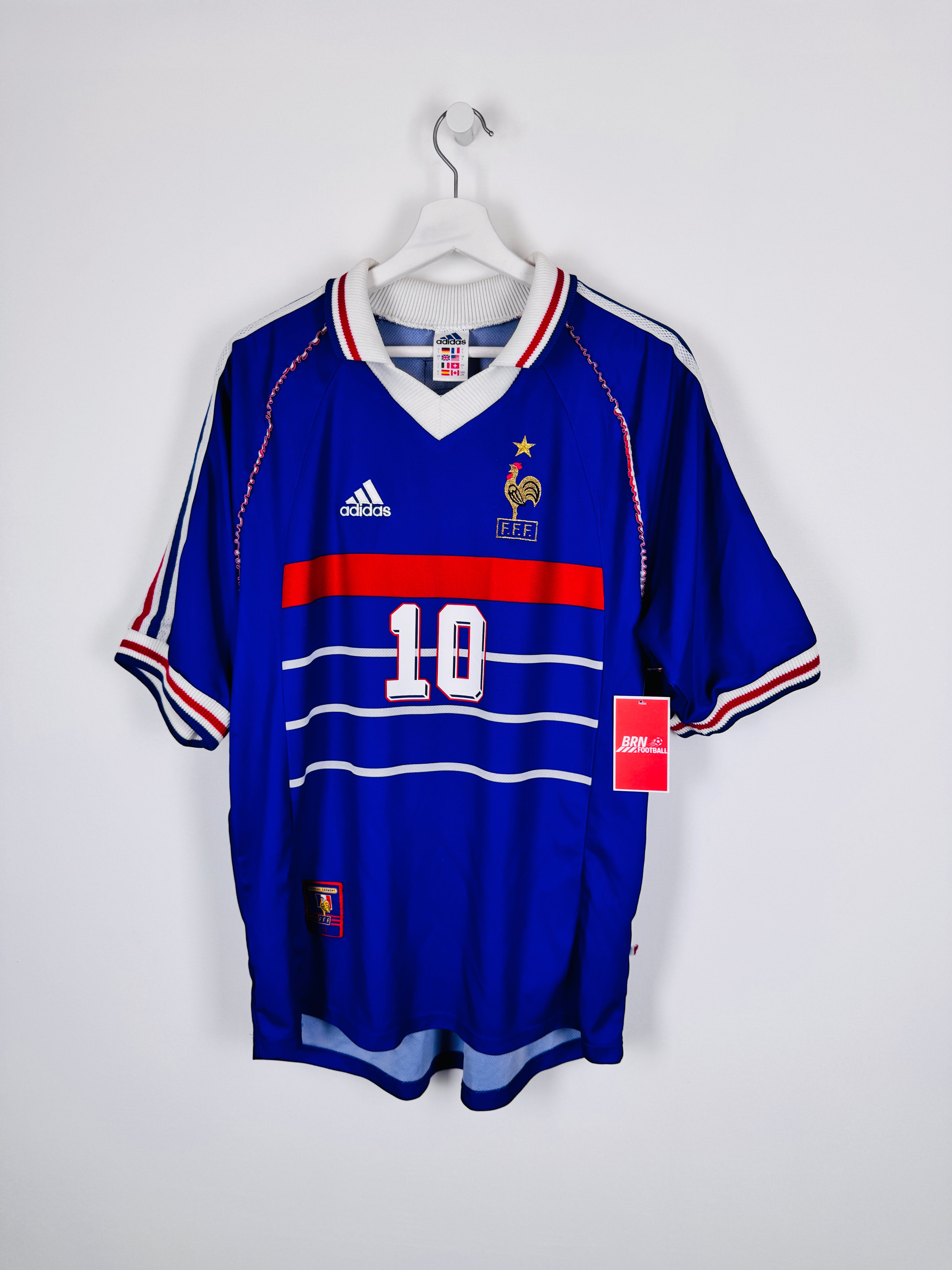 PSG FOOTBALL JERSEY 1997/1998 HOME - NGOTTY #4 (S)
