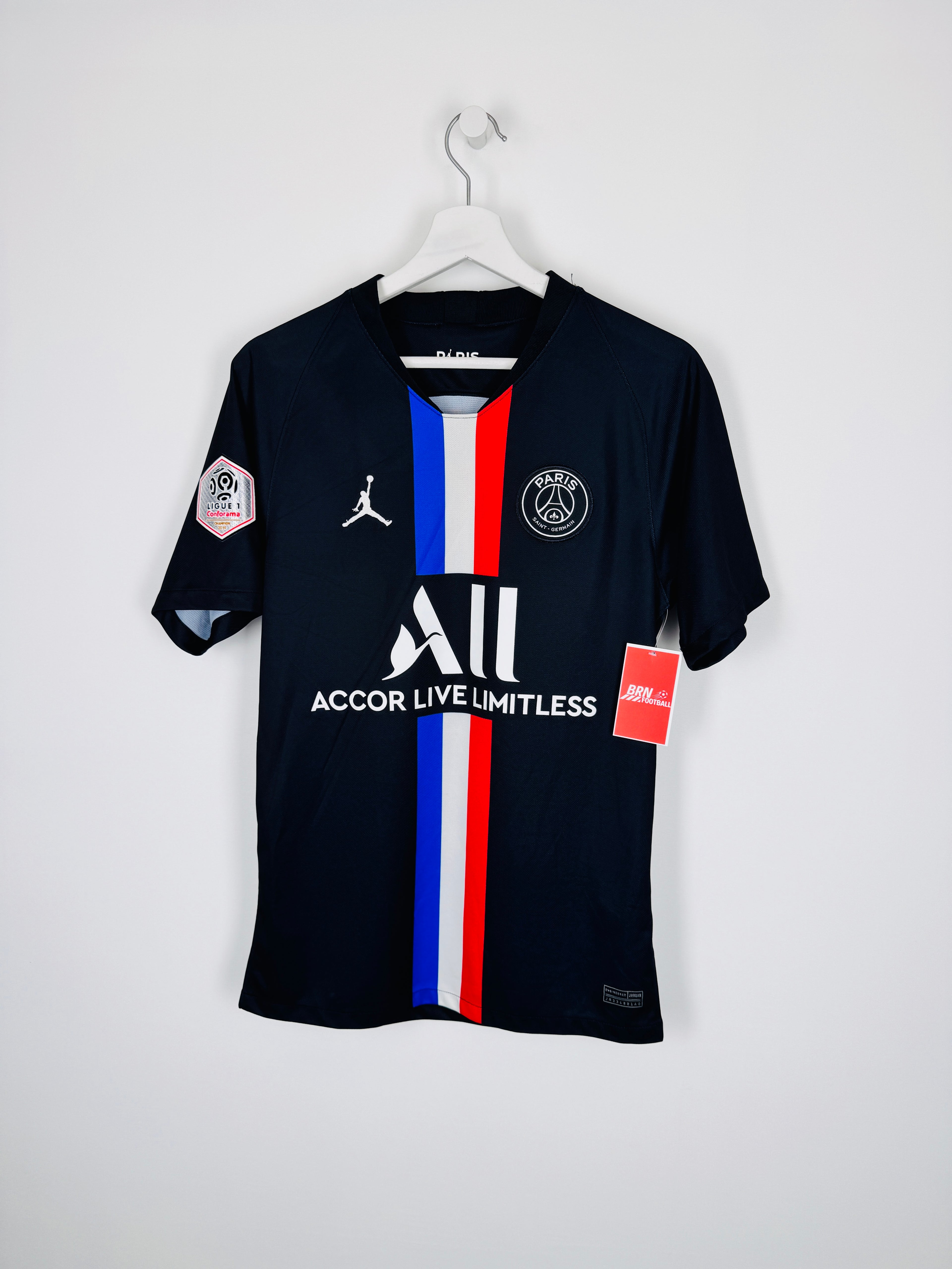 PSG FOOTBALL JERSEY 1997/1998 HOME - NGOTTY #4 (S)