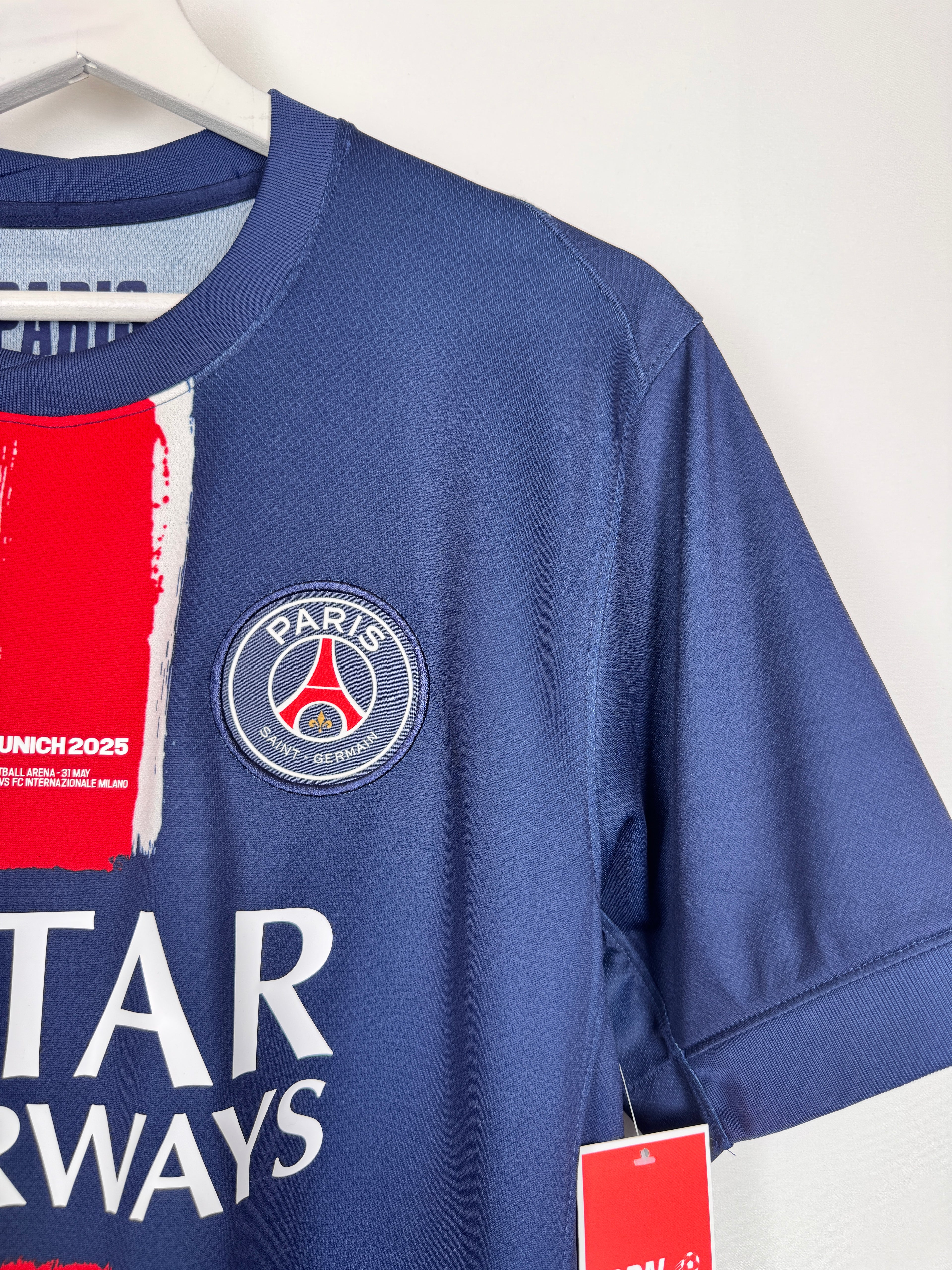 PSG FOOTBALL JERSEY 1997/1998 HOME - NGOTTY #4 (S)