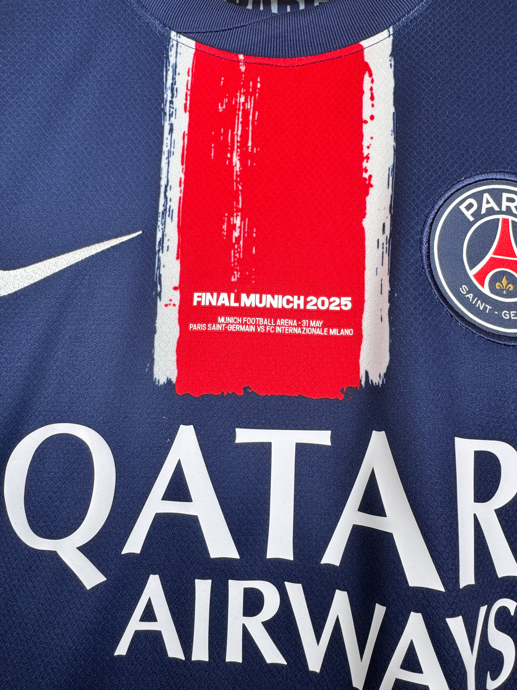 PSG FOOTBALL JERSEY 1997/1998 HOME - NGOTTY #4 (S)
