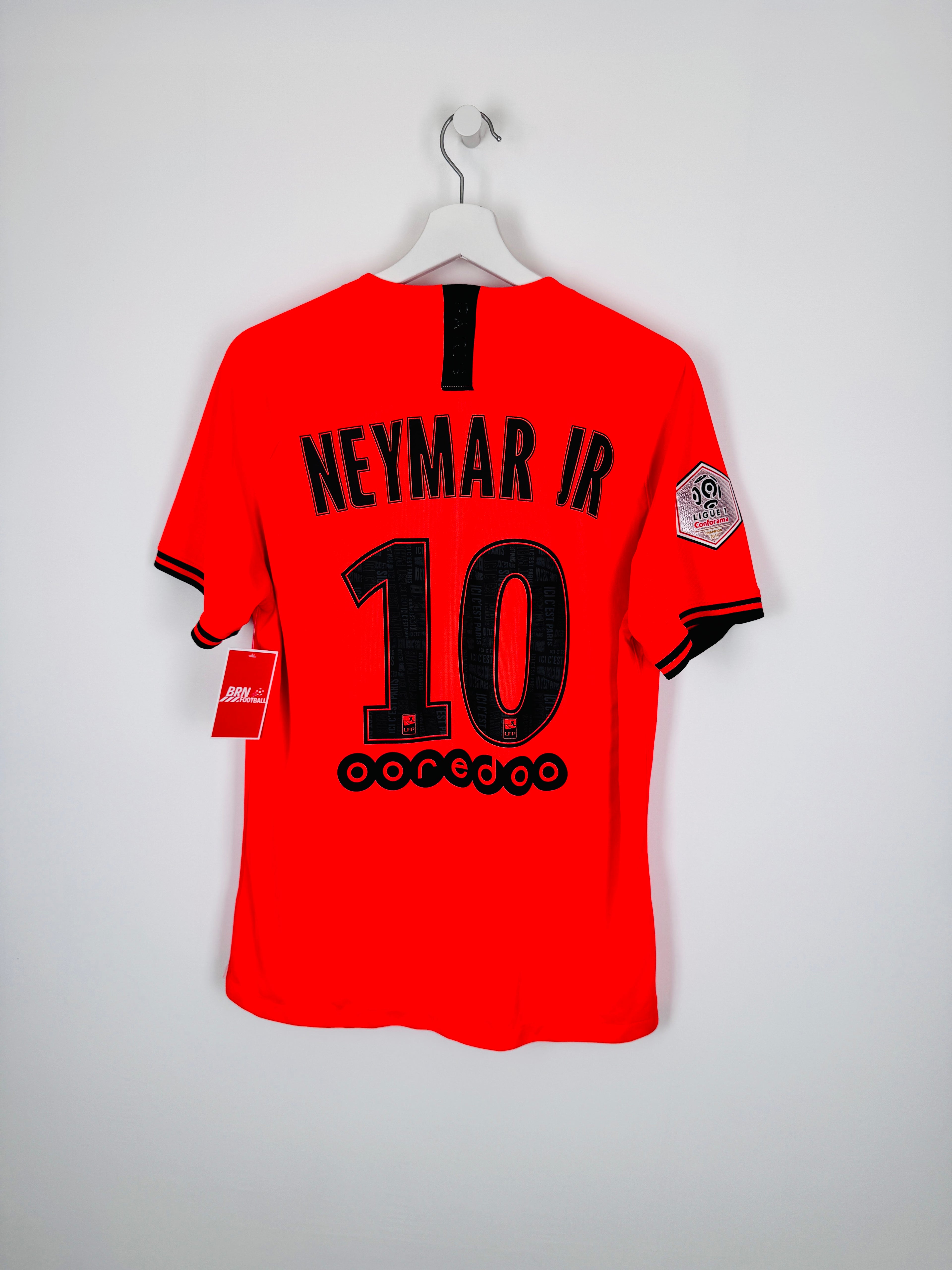 PSG FOOTBALL JERSEY 1997/1998 HOME - NGOTTY #4 (S)