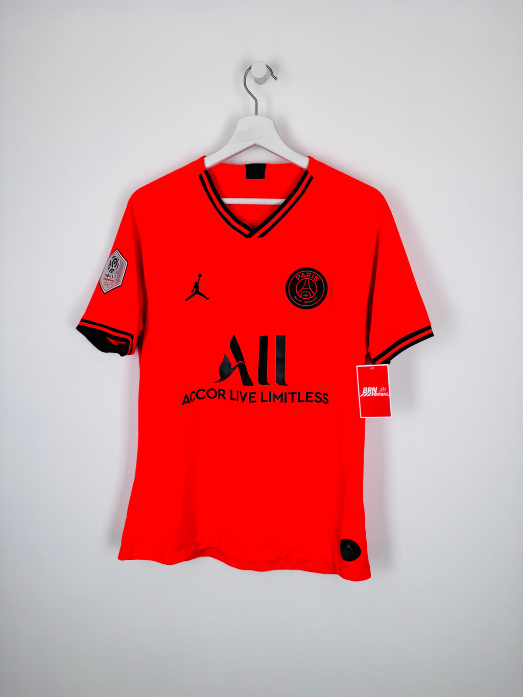 PSG FOOTBALL JERSEY 1997/1998 HOME - NGOTTY #4 (S)