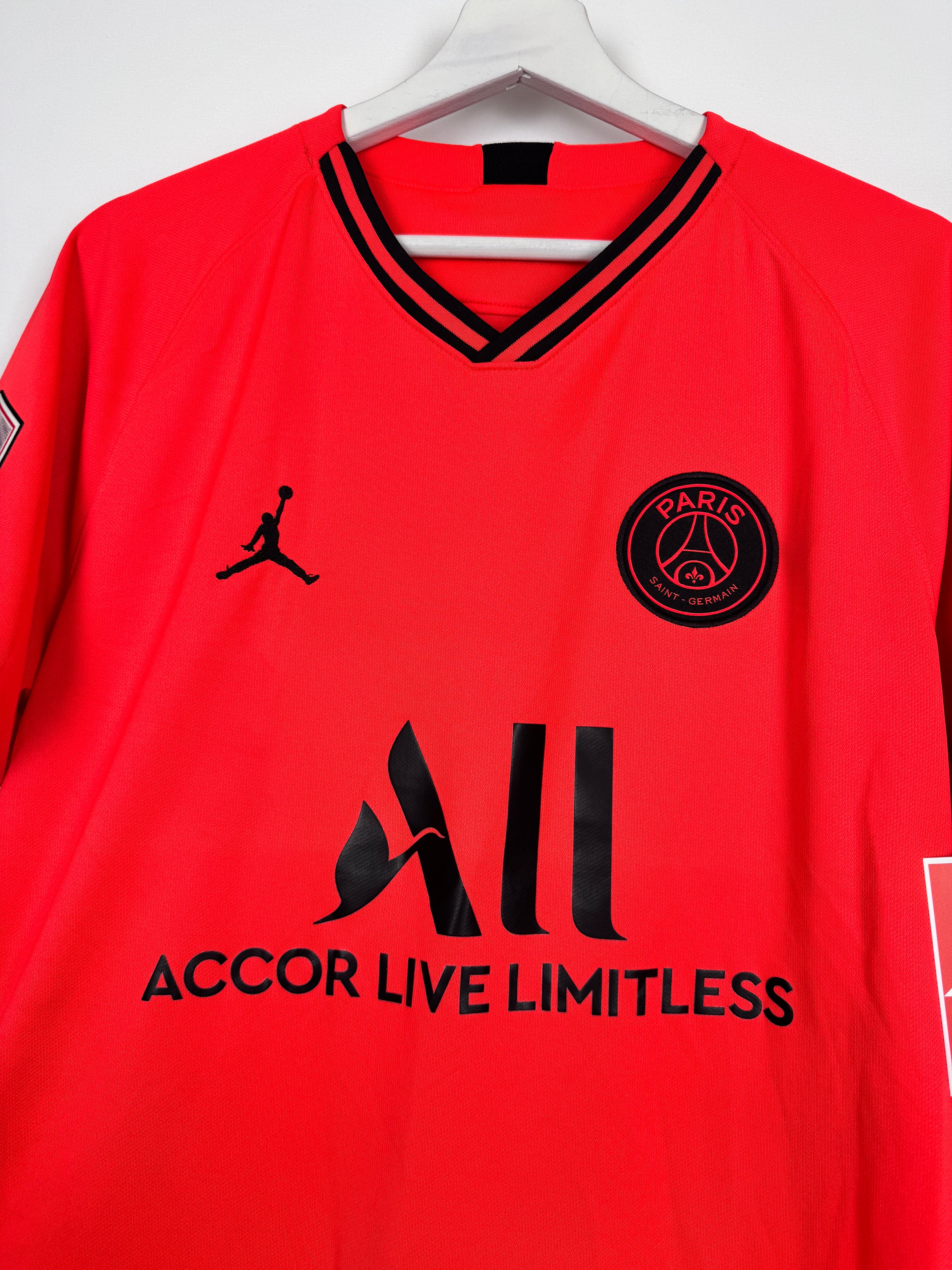 PSG FOOTBALL JERSEY 1997/1998 HOME - NGOTTY #4 (S)