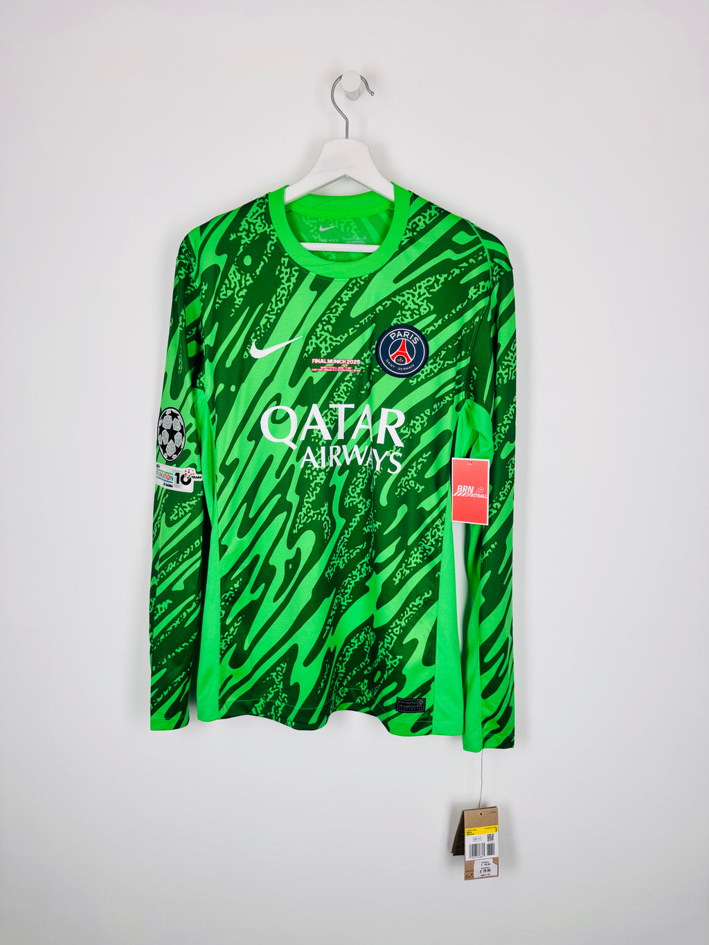 PSG FOOTBALL JERSEY 1997/1998 HOME - NGOTTY #4 (S)