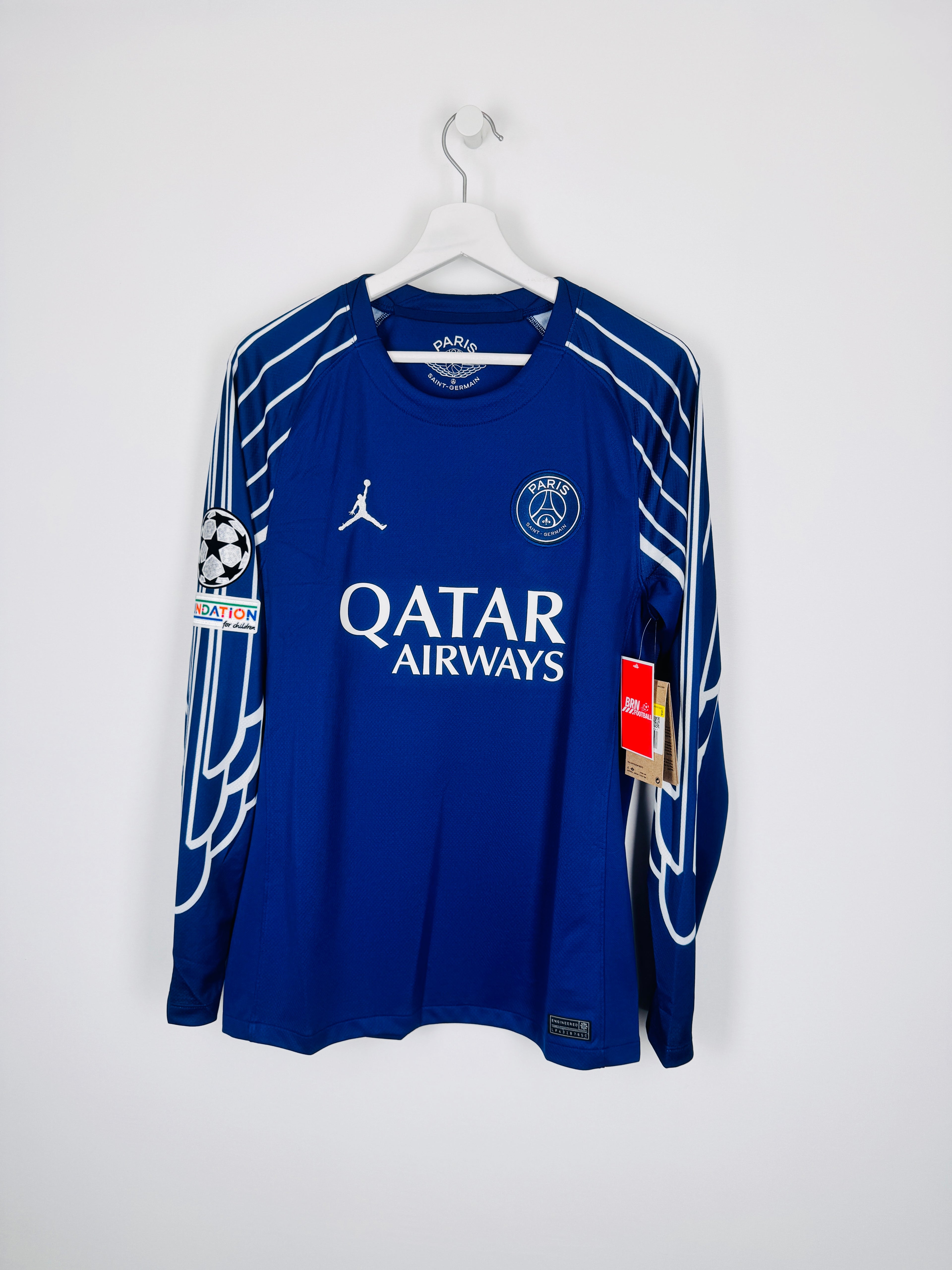 PSG FOOTBALL JERSEY 1997/1998 HOME - NGOTTY #4 (S)