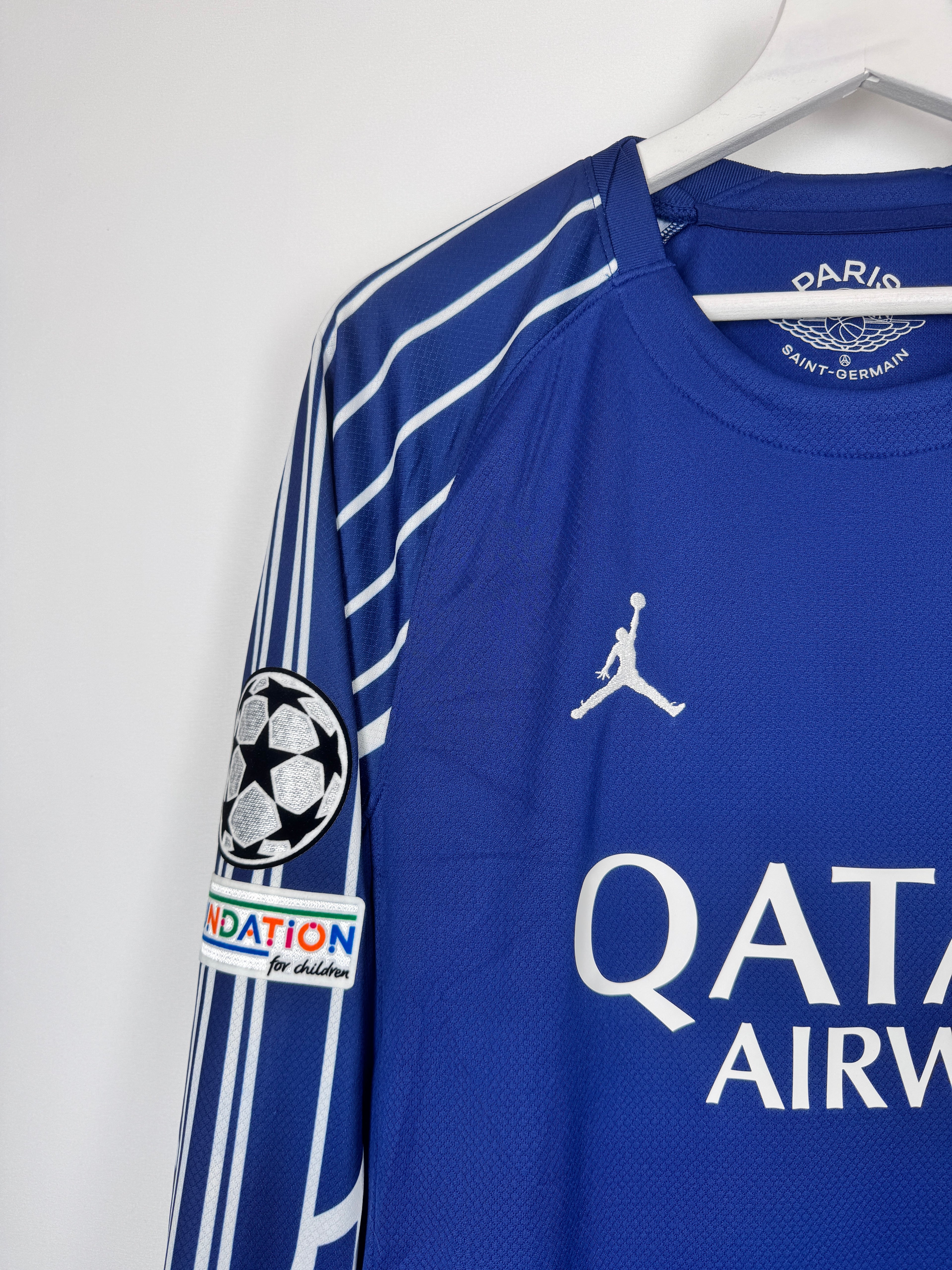 PSG FOOTBALL JERSEY 1997/1998 HOME - NGOTTY #4 (S)