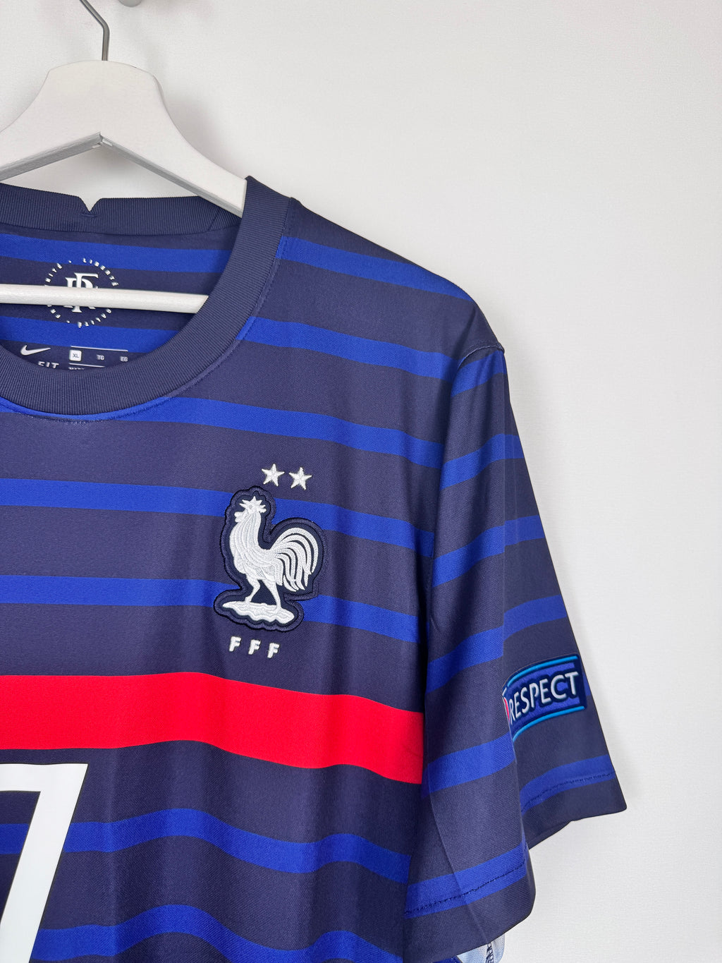 MAILLOT DE FOOTBALL ÉQUIPE DE FRANCE 2020 DOMICILE NEUF AVEC ÉTIQUETTE - ANTOINE GRIEZMANN #7 (XL)