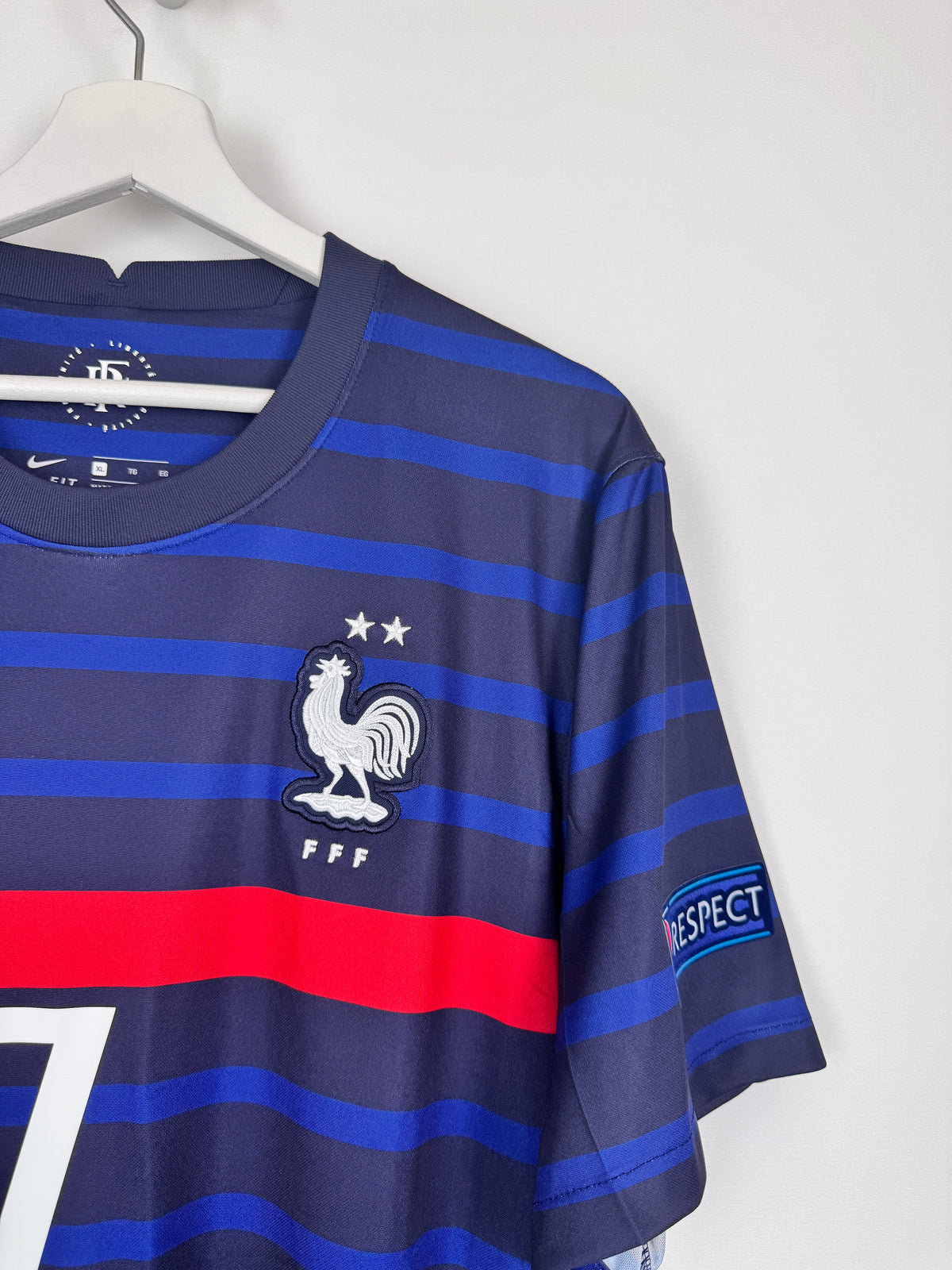 MAILLOT DE FOOTBALL ÉQUIPE DE FRANCE 2020 DOMICILE NEUF AVEC ÉTIQUETTE - ANTOINE GRIEZMANN #7 (XL)