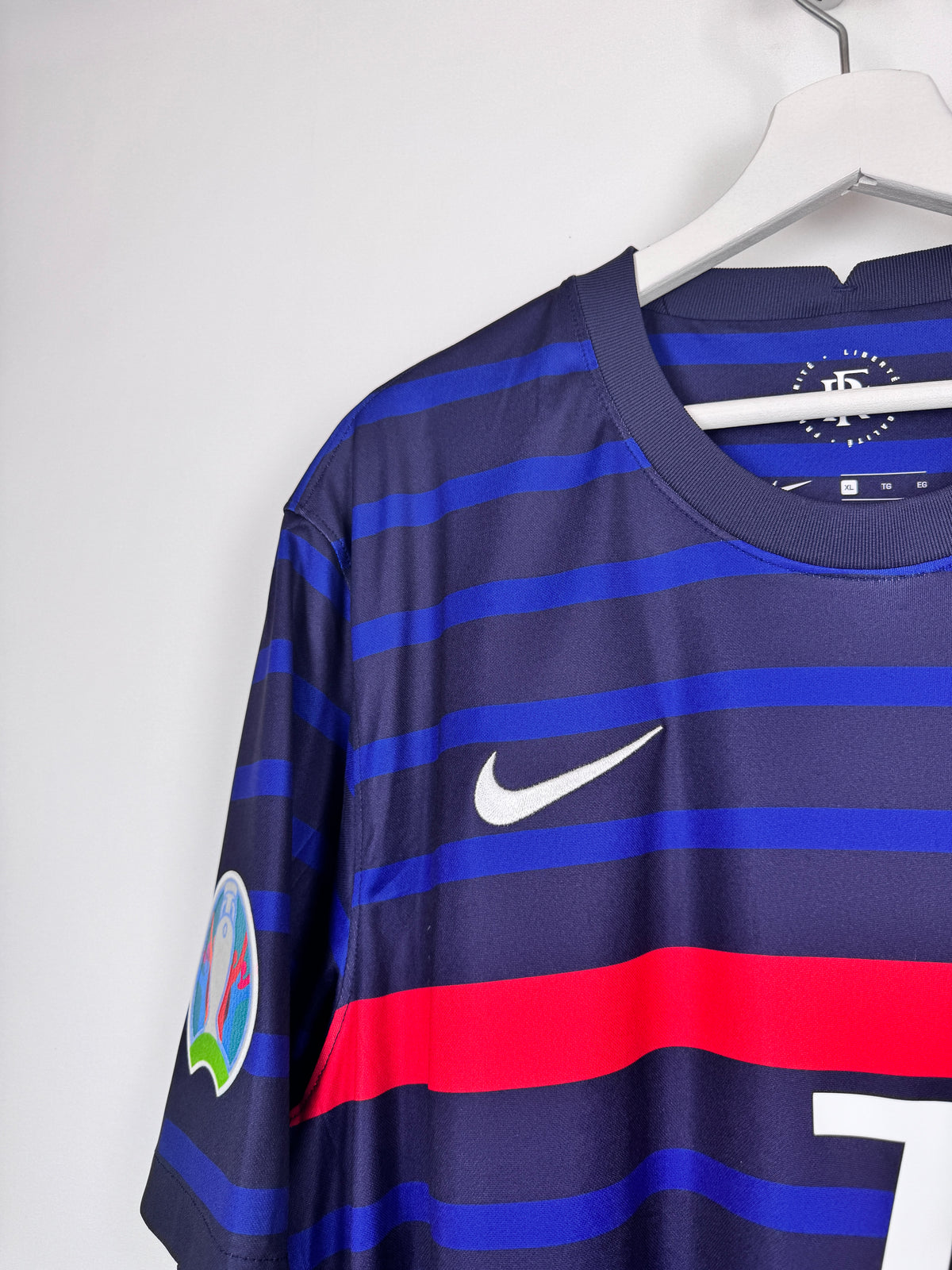 MAILLOT DE FOOTBALL ÉQUIPE DE FRANCE 2020 DOMICILE NEUF AVEC ÉTIQUETTE - ANTOINE GRIEZMANN #7 (XL)