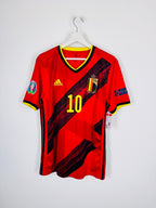MAILLOT DE FOOTBALL BELGIQUE 2020 DOMICILE - EDEN HAZARD #10 (M)