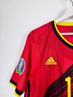 MAILLOT DE FOOTBALL BELGIQUE 2020 DOMICILE - EDEN HAZARD #10 (M)