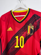 MAILLOT DE FOOTBALL BELGIQUE 2020 DOMICILE - EDEN HAZARD #10 (M)