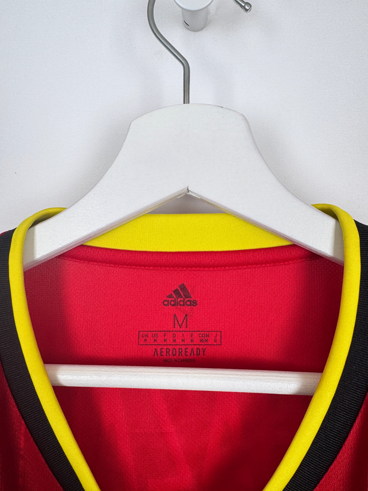 MAILLOT DE FOOTBALL BELGIQUE 2020 DOMICILE - EDEN HAZARD #10 (M)