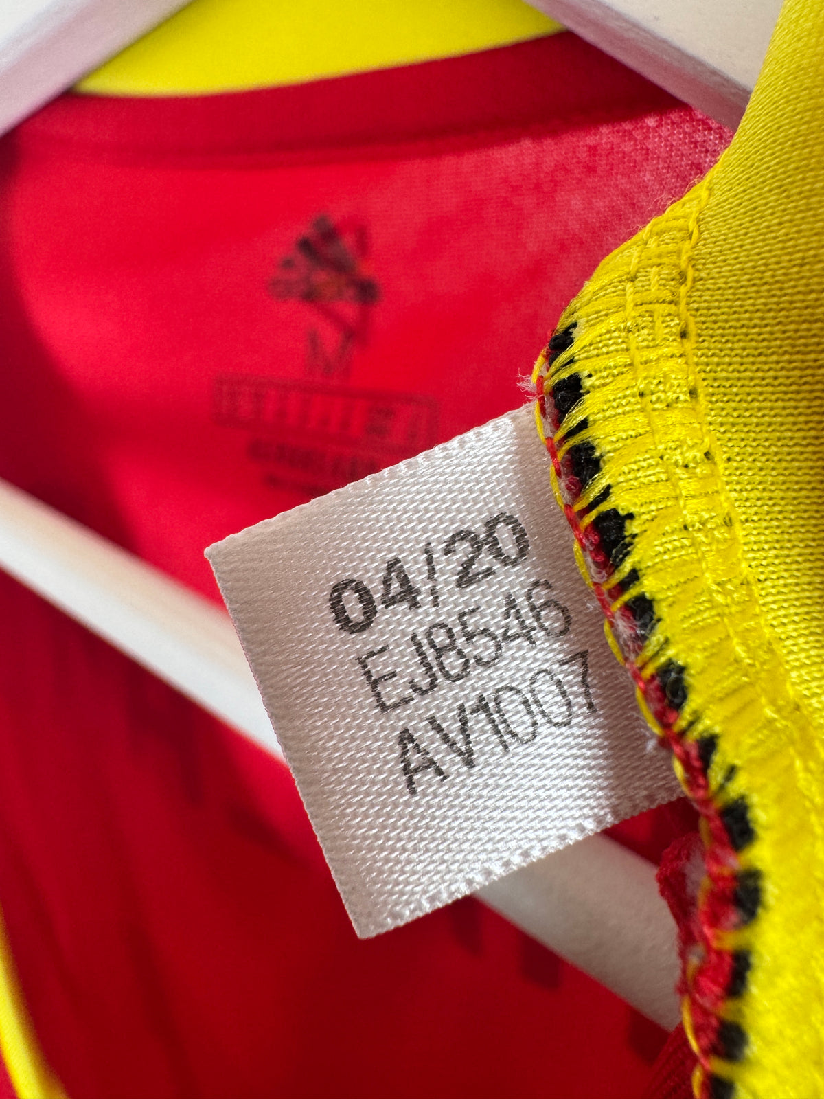 MAILLOT DE FOOTBALL BELGIQUE 2020 DOMICILE - EDEN HAZARD #10 (M)