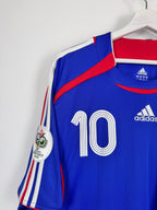 MAILLOT DE FOOTBALL ÉQUIPE DE FRANCE 2006 DOMICILE - ZINÉDINE ZIDANE #10 (XL)