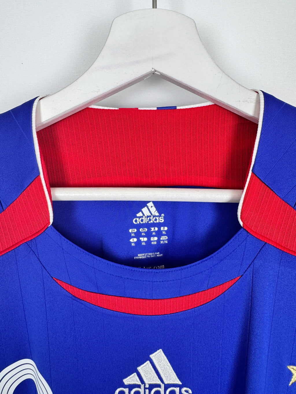 MAILLOT DE FOOTBALL ÉQUIPE DE FRANCE 2006 DOMICILE - ZINÉDINE ZIDANE #10 (XL)