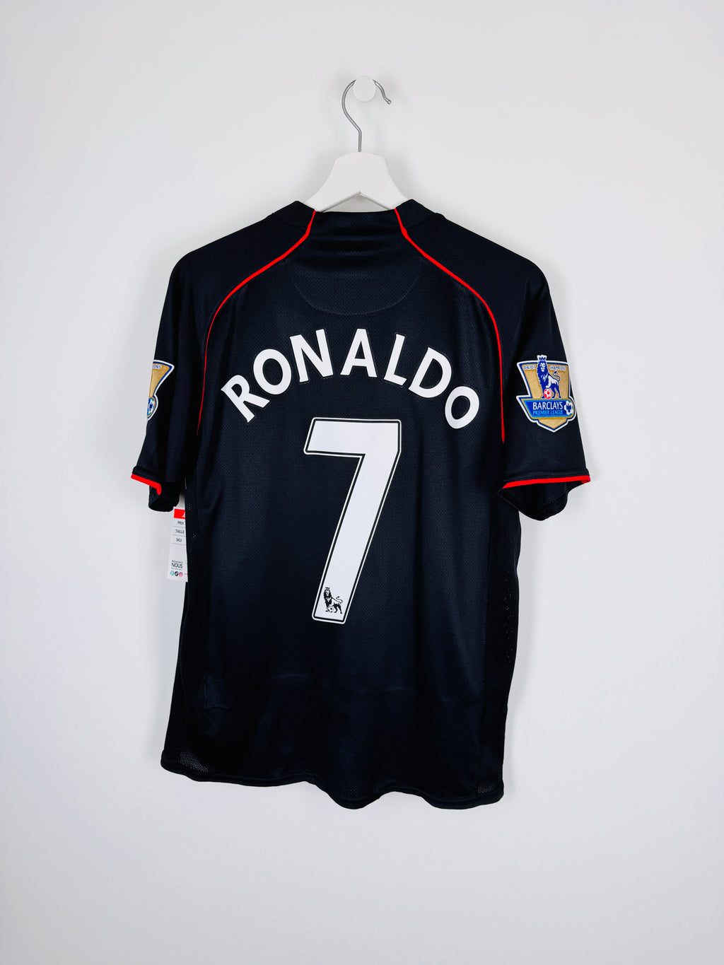 MAILLOT DE FOOTBALL MANCHESTER UNITED 2007/2008 EXTÉRIEUR - CRISTIANO RONALDO #7 (L)