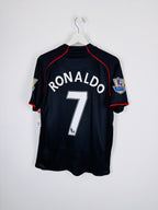 MAILLOT DE FOOTBALL MANCHESTER UNITED 2007/2008 EXTÉRIEUR - CRISTIANO RONALDO #7 (L)