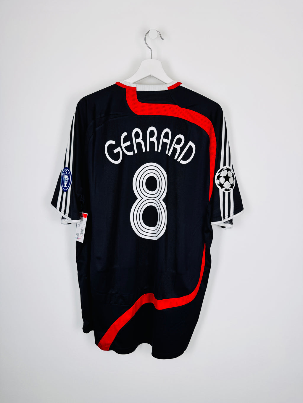 MAILLOT DE FOOTBALL LIVERPOOL 2007/2008 THIRD - STEVEN GERRARD #8 (XL)