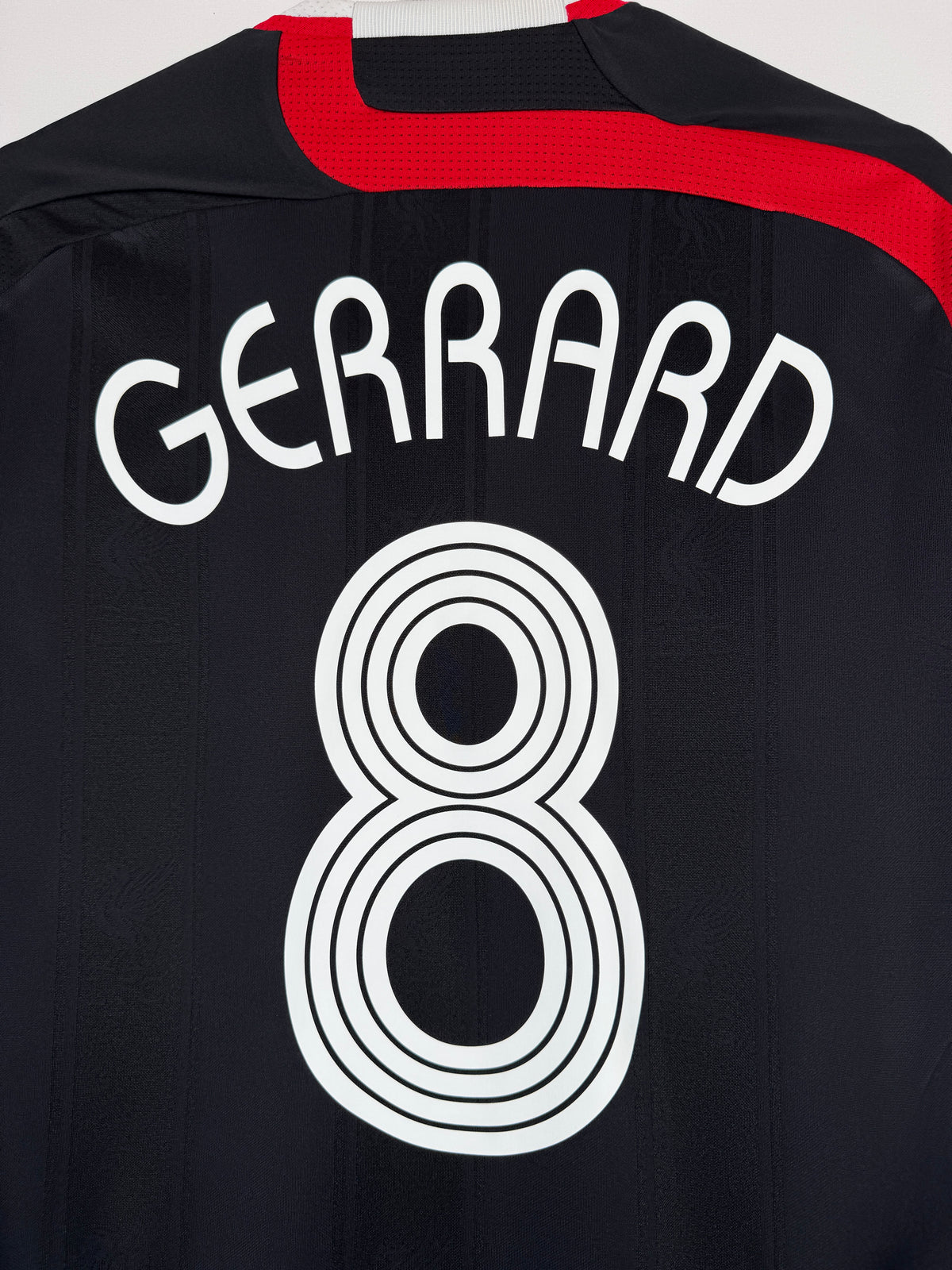 MAILLOT DE FOOTBALL LIVERPOOL 2007/2008 THIRD - STEVEN GERRARD #8 (XL)