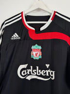 MAILLOT DE FOOTBALL LIVERPOOL 2007/2008 THIRD - STEVEN GERRARD #8 (XL)