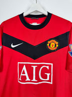MAILLOT DE FOOTBALL MANCHESTER UNITED 2009/2010 DOMICILE - BERBATOV #9 (M)
