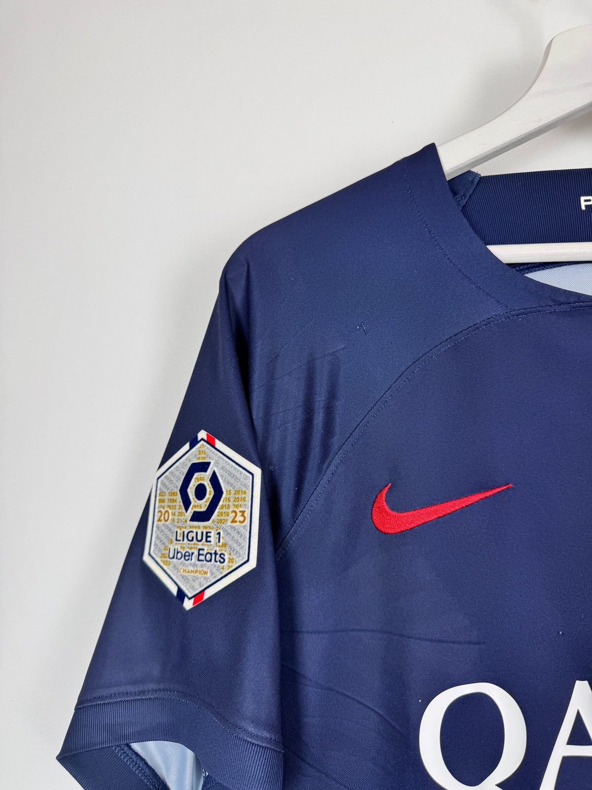 MAILLOT DE FOOTBALL PSG 2023/2024 DOMICILE BORN X RAISED - OUSMANE DEMBÉLÉ #10 (M)