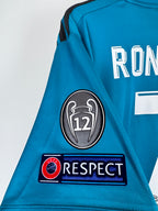 MAILLOT DE FOOTBALL REAL MADRID 2017/2018 THIRD - CRISTIANO RONALDO #7 (M)