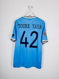 MAILLOT DE FOOTBALL MANCHESTER CITY 2013/2014 DOMICILE - YAYA TOURE #42 (L)