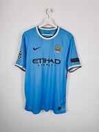 MAILLOT DE FOOTBALL MANCHESTER CITY 2013/2014 DOMICILE - YAYA TOURE #42 (L)