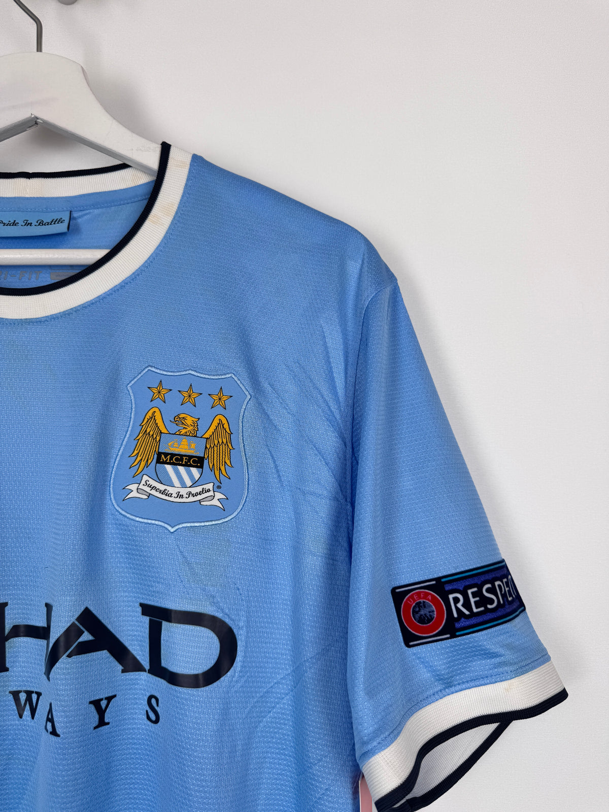 MAILLOT DE FOOTBALL MANCHESTER CITY 2013/2014 DOMICILE - YAYA TOURE #42 (L)