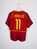 MAILLOT DE FOOTBALL PORTUGAL 2002 DOMICILE - CRISTIANO RONALDO #11 (M)