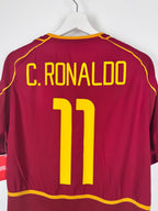 MAILLOT DE FOOTBALL PORTUGAL 2002 DOMICILE - CRISTIANO RONALDO #11 (M)