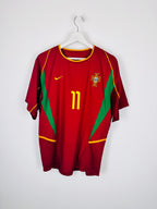 MAILLOT DE FOOTBALL PORTUGAL 2002 DOMICILE - CRISTIANO RONALDO #11 (M)