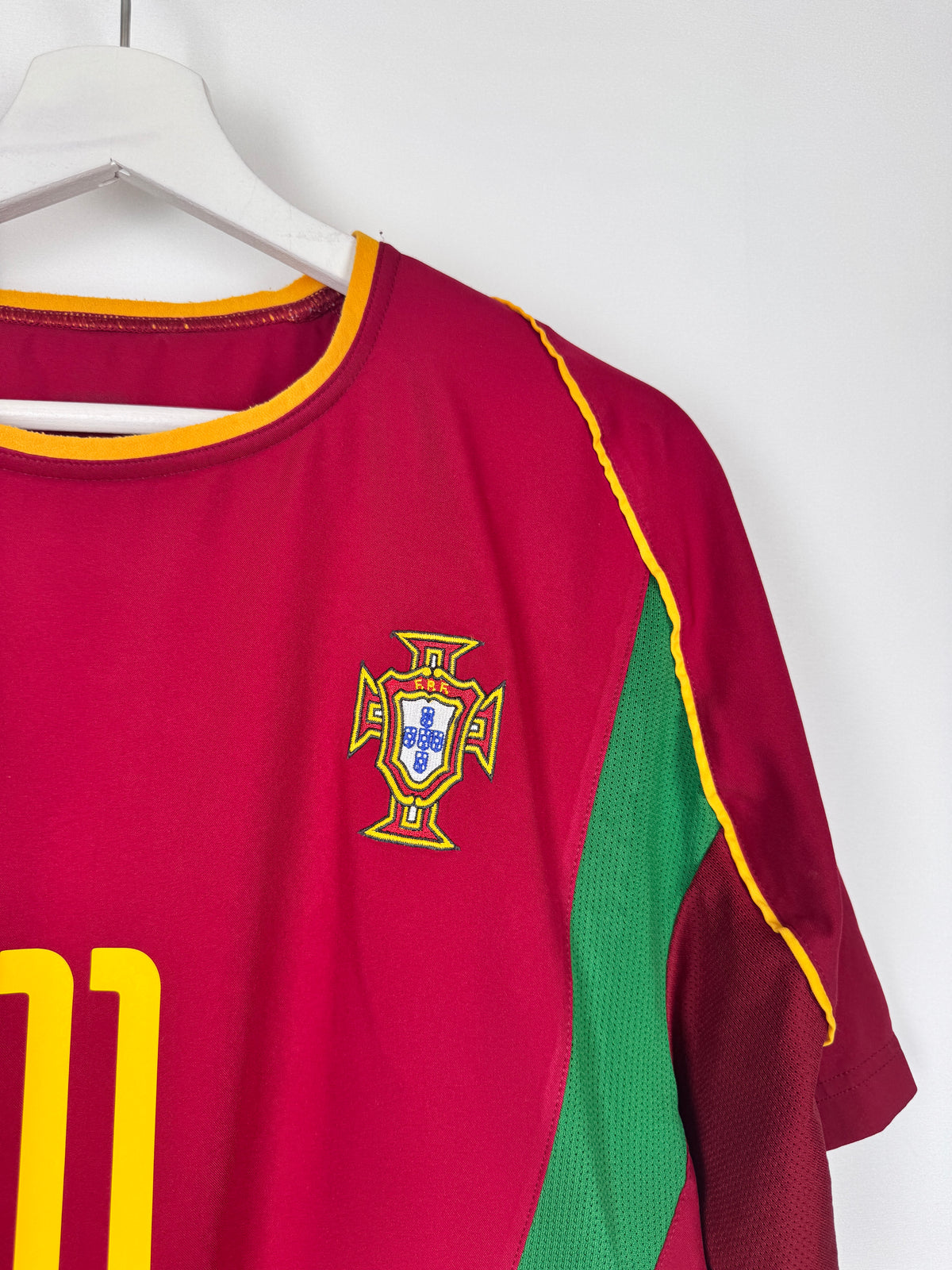 MAILLOT DE FOOTBALL PORTUGAL 2002 DOMICILE - CRISTIANO RONALDO #11 (M)