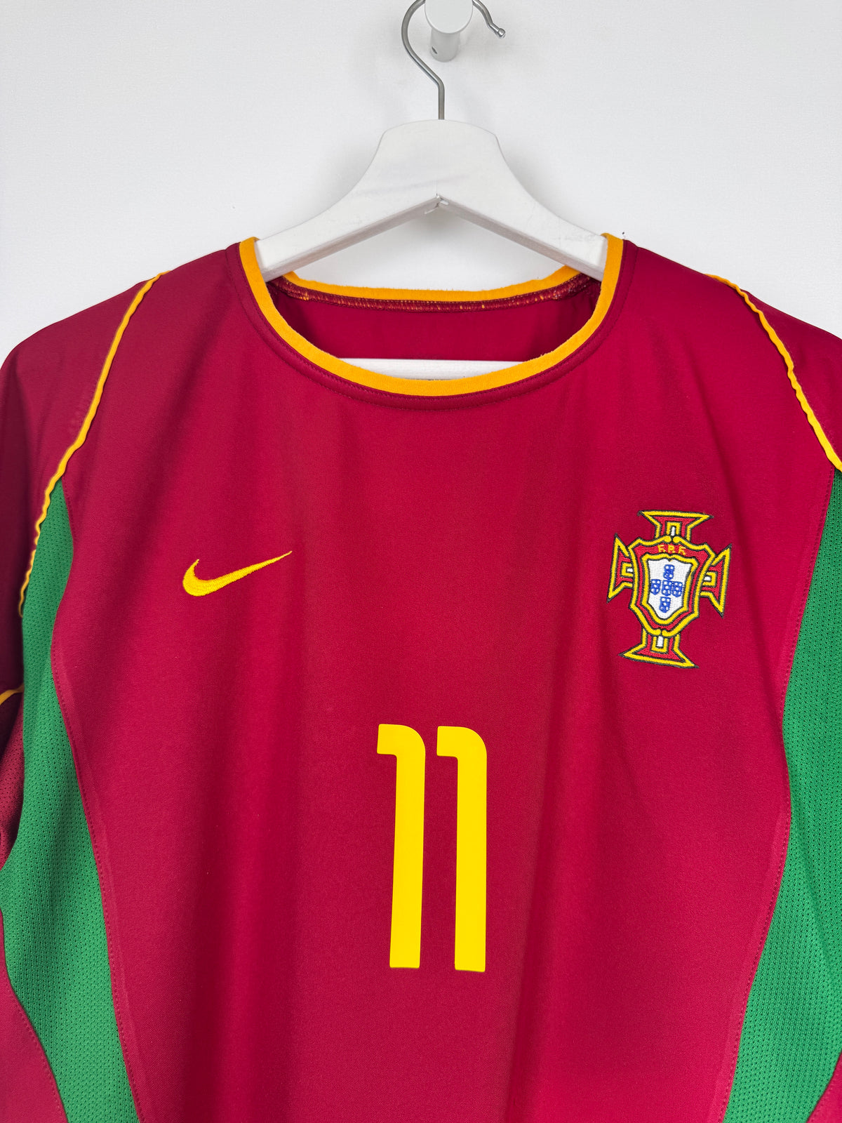 MAILLOT DE FOOTBALL PORTUGAL 2002 DOMICILE - CRISTIANO RONALDO #11 (M)