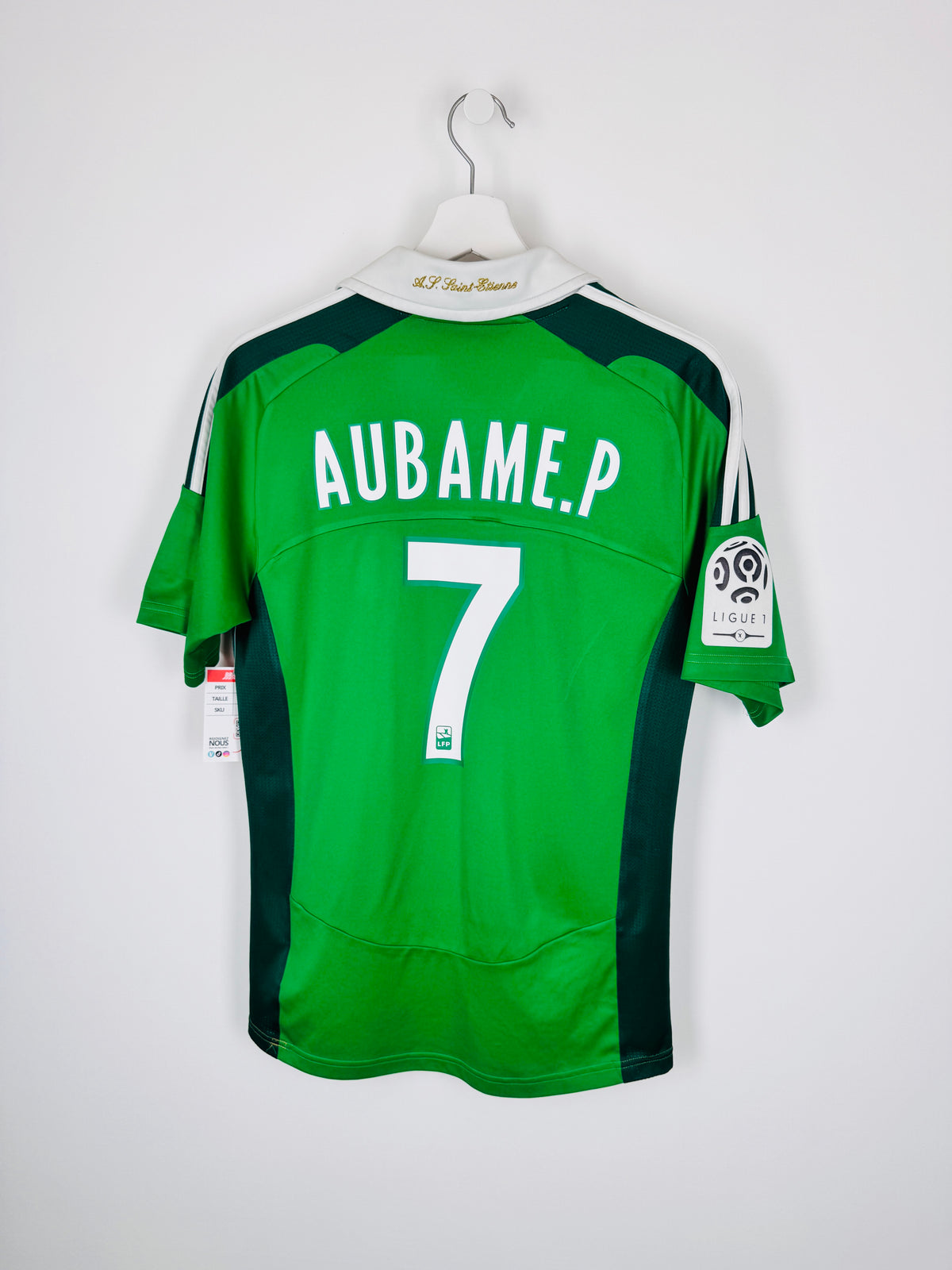 MAILLOT DE FOOTBALL SAINT-ÉTIENNE 2011/2012 DOMICILE - PIERRE-EMERICK AUBAMEYANG #7 (S)
