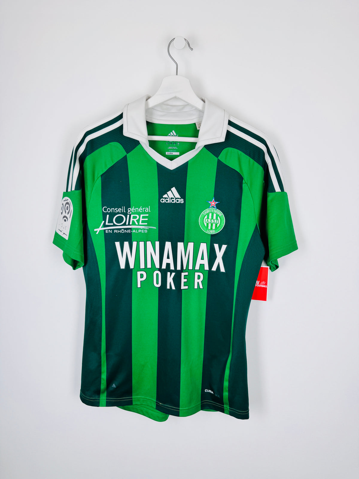 MAILLOT DE FOOTBALL SAINT-ÉTIENNE 2011/2012 DOMICILE - PIERRE-EMERICK AUBAMEYANG #7 (S)