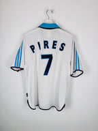 MAILLOT DE FOOTBALL OLYMPIQUE DE MARSEILLE 1999/2000 DOMICILE - ROBERT PIRES #7 (M)