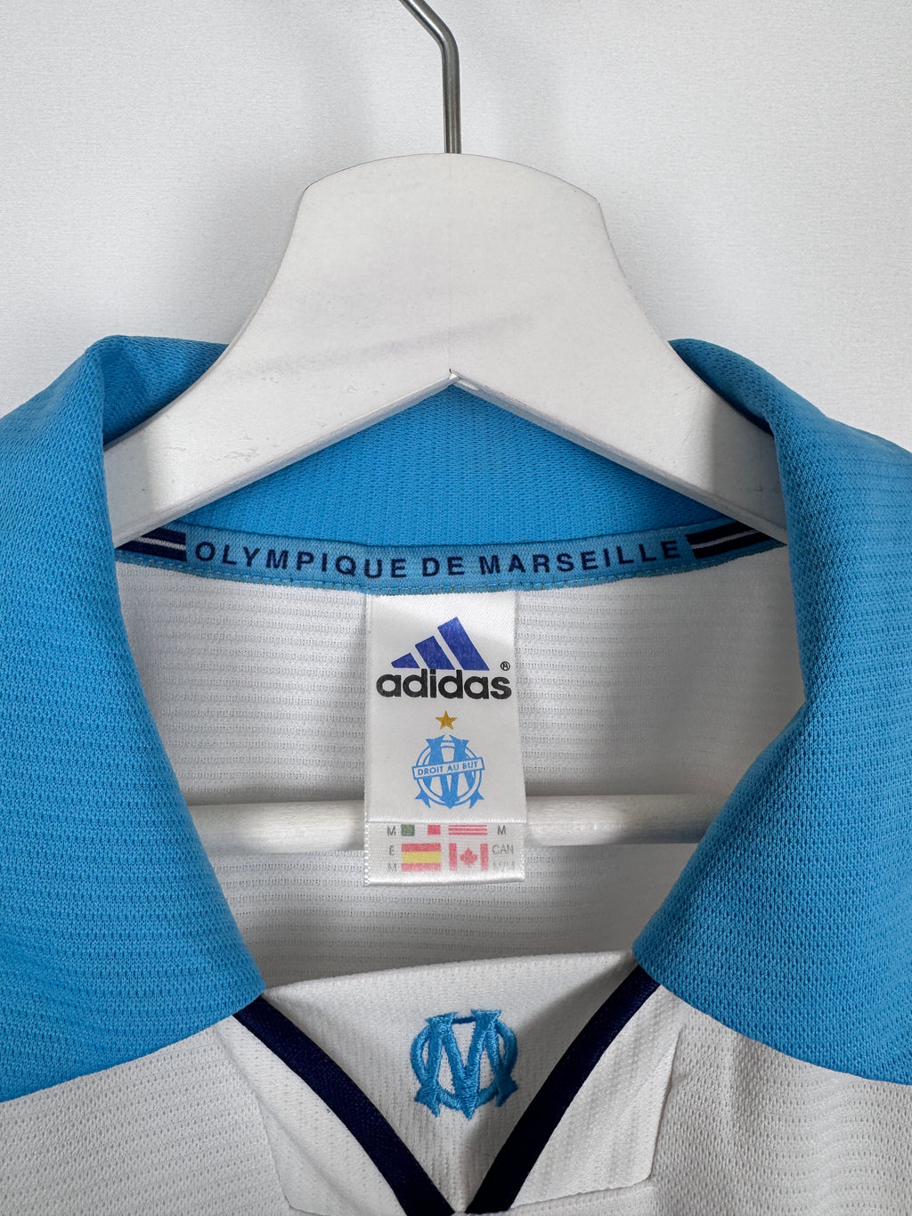 MAILLOT DE FOOTBALL OLYMPIQUE DE MARSEILLE 1999/2000 DOMICILE - ROBERT PIRES #7 (M)