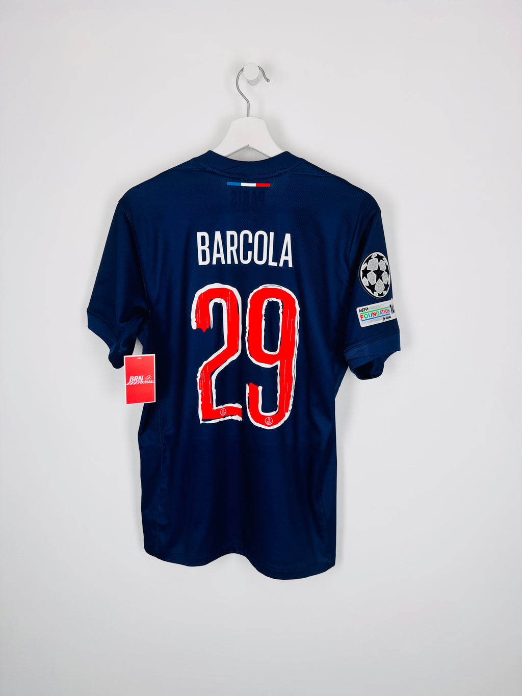 PSG FOOTBALL JERSEY 1997/1998 HOME - NGOTTY #4 (S)