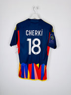 MAILLOT DE FOOTBALL OLYMPIQUE LYONNAIS 2023/2024 THIRD - RAYAN CHERKI #18 (S)