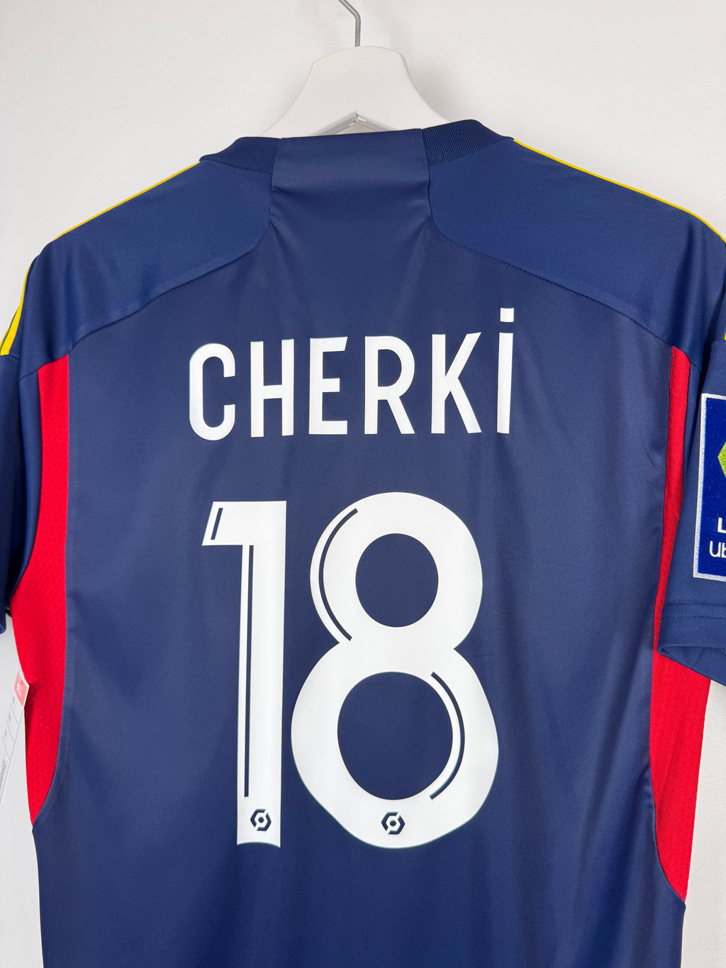 MAILLOT DE FOOTBALL OLYMPIQUE LYONNAIS 2023/2024 THIRD - RAYAN CHERKI #18 (S)