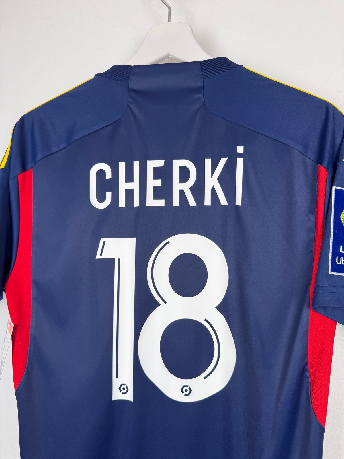 MAILLOT DE FOOTBALL OLYMPIQUE LYONNAIS 2023/2024 THIRD - RAYAN CHERKI #18 (S)