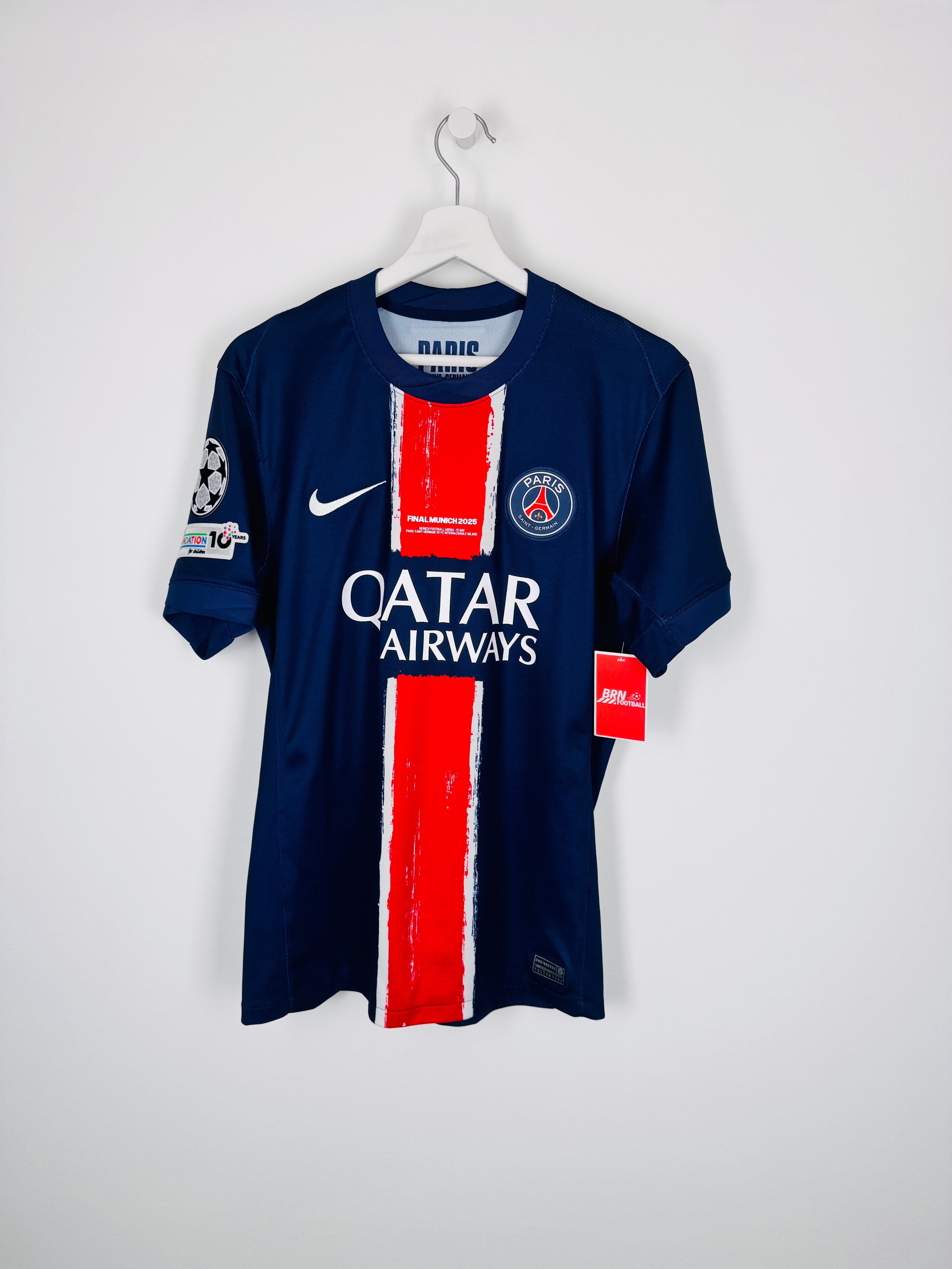 PSG FOOTBALL JERSEY 1997/1998 HOME - NGOTTY #4 (S)