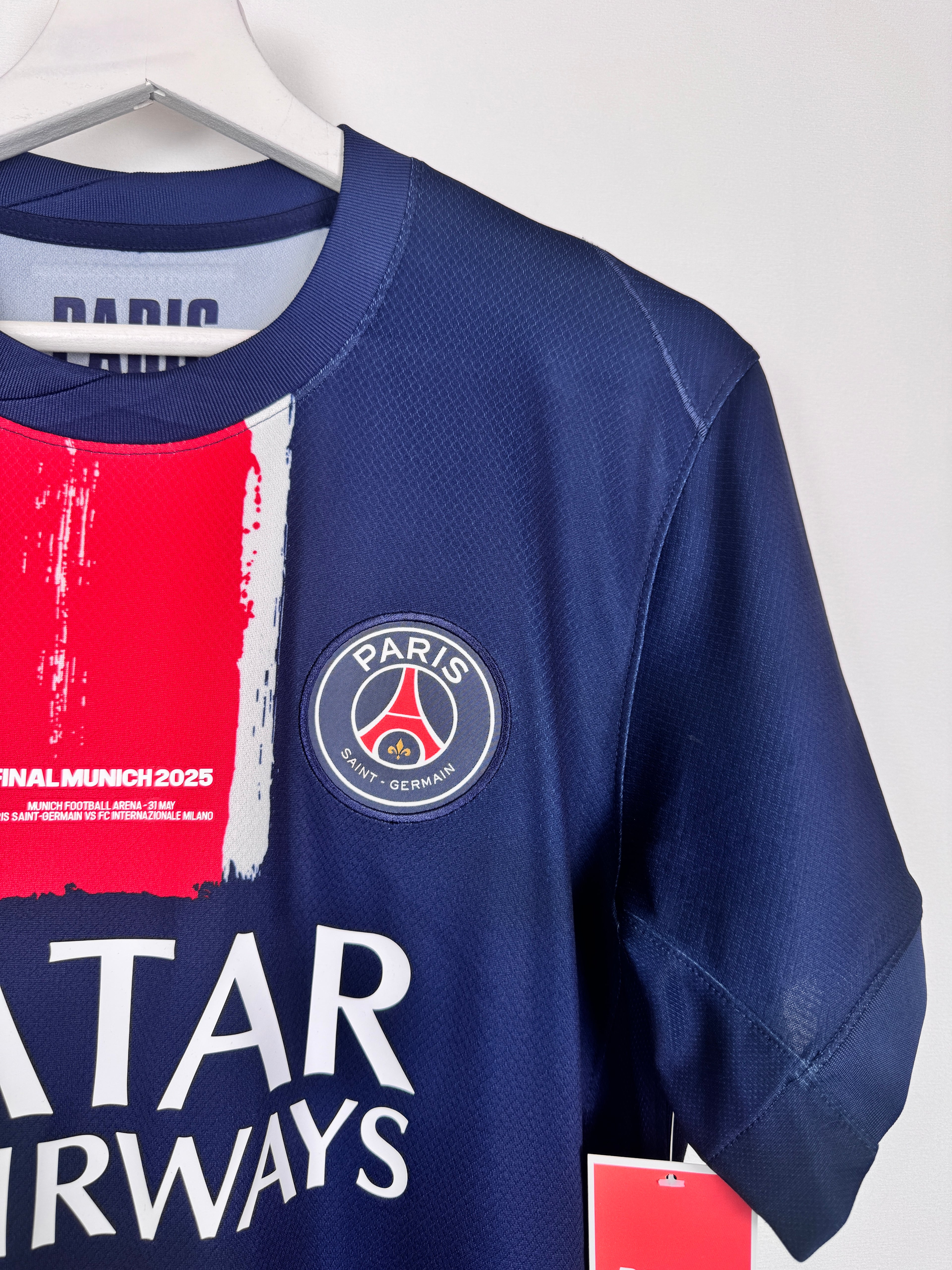 PSG FOOTBALL JERSEY 1997/1998 HOME - NGOTTY #4 (S)