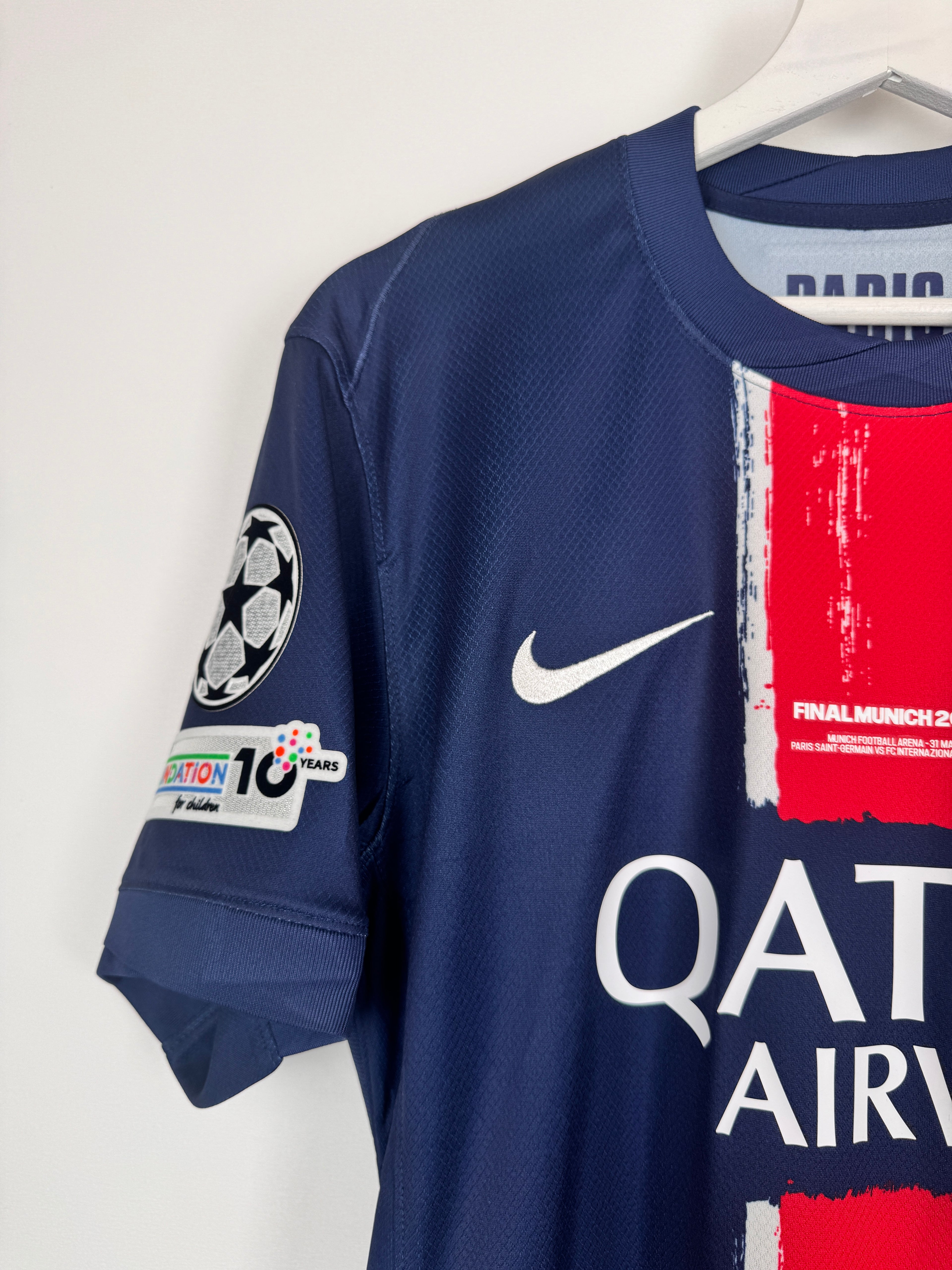 PSG FOOTBALL JERSEY 1997/1998 HOME - NGOTTY #4 (S)