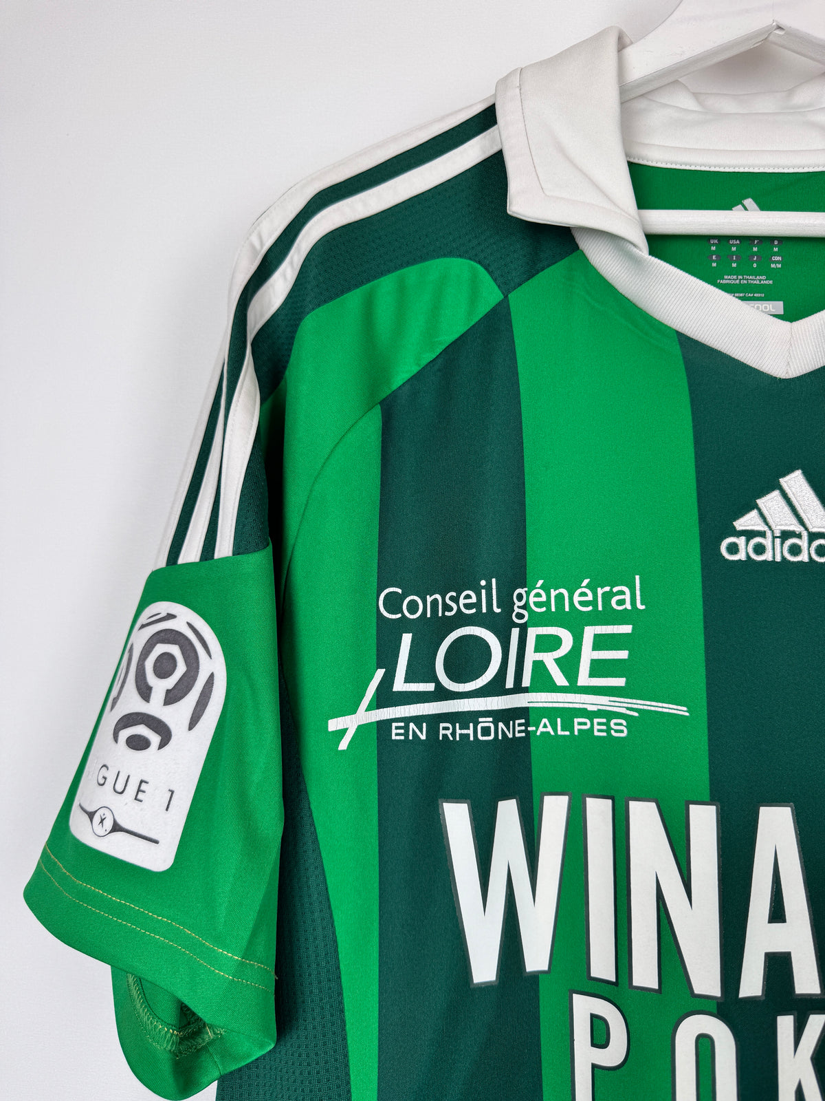 MAILLOT DE FOOTBALL SAINT-ÉTIENNE 2011/2012 DOMICILE - PIERRE-EMERICK AUBAMEYANG #7 (M)